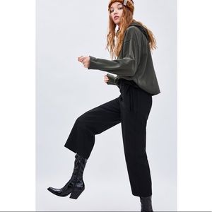 Zara Black Culottes Size M